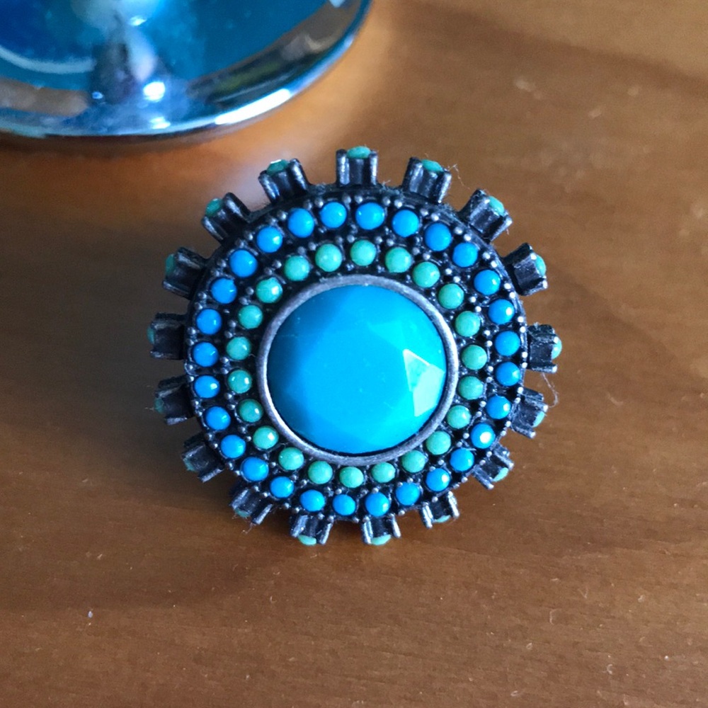Turquoise silver ring